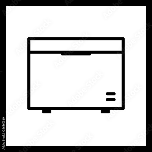 Vector Deep Freezer Icon