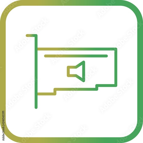 Vector Audio Card Icon