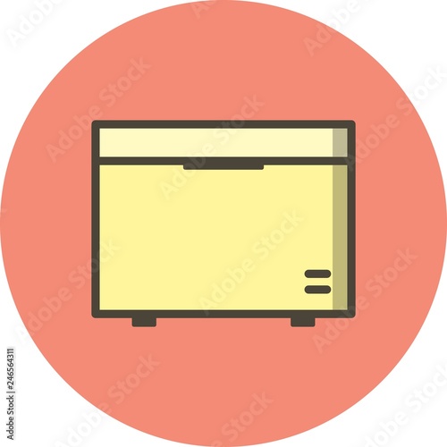 Vector Deep Freezer Icon