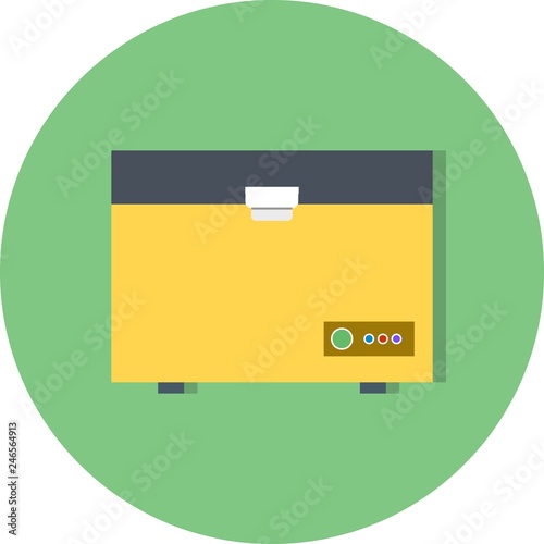 Vector Deep Freezer Icon