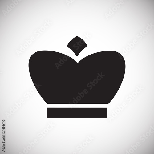 Crown set on white background for graphic and web design, Modern simple vector sign. Internet concept. Trendy symbol for website design web button or mobile app