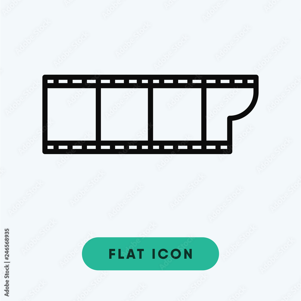 Film strip vector icon Film strip vector icon