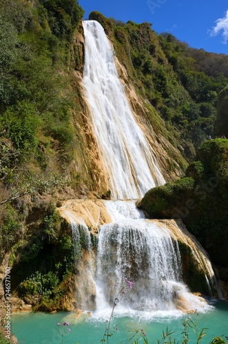 El Chiflon Waterfalls in Chiapas  Mexico