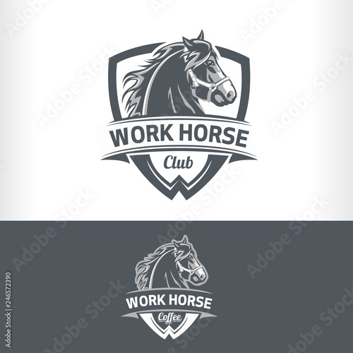Work Horse badge