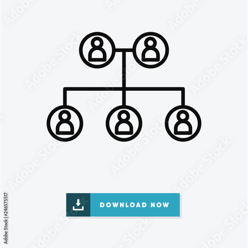 Family tree vector icon