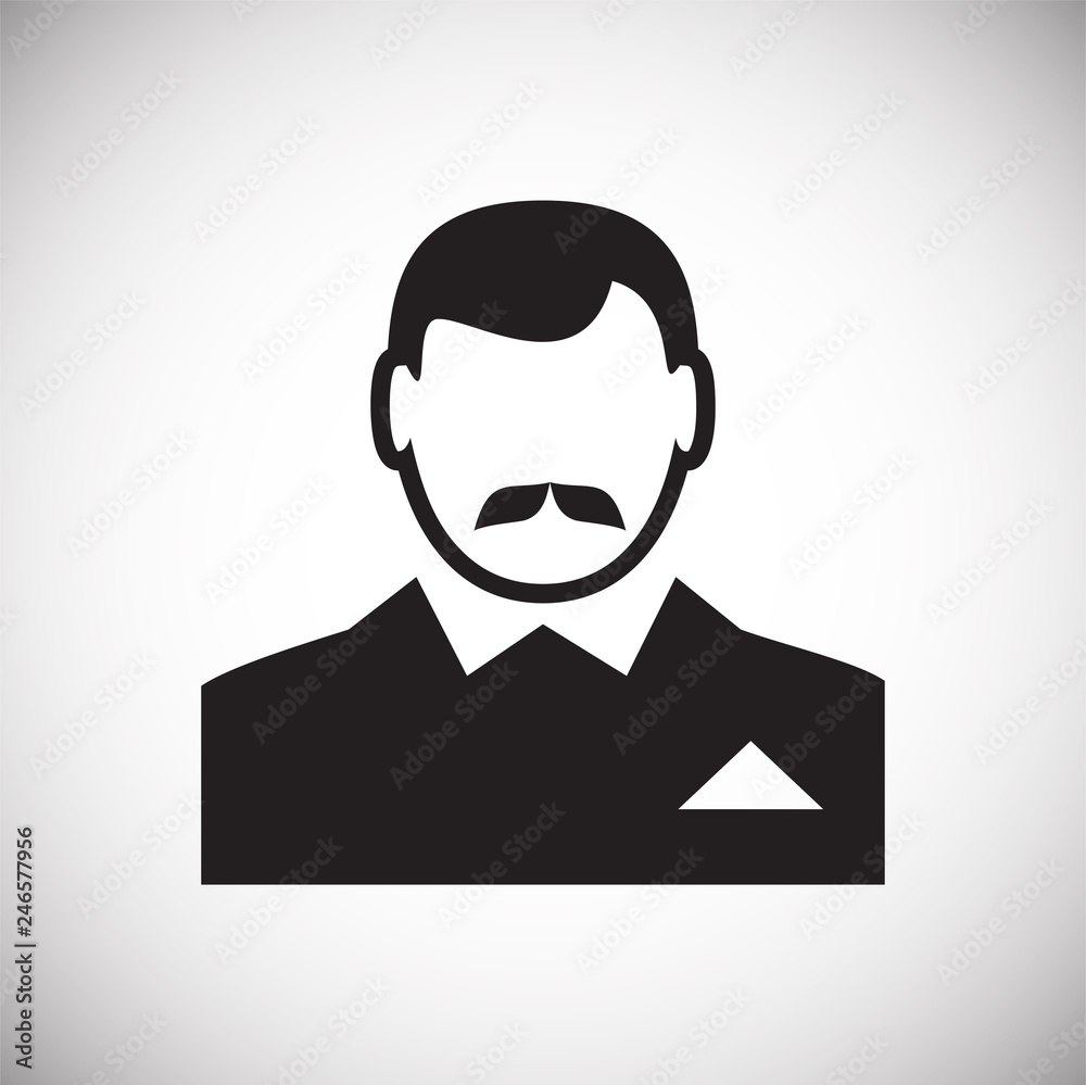 Profile icon on white background for graphic and web design, Modern simple vector sign. Internet concept. Trendy symbol for website design web button or mobile app Profile icon on white background for graphic and web design, Modern simple vector sign. Internet concept. Trendy symbol for website design web button or mobile app