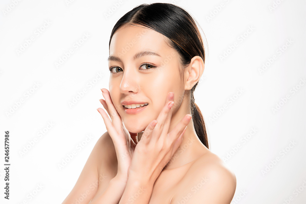 Beautiful Young asian Woman with Clean Fresh Skin Beautiful Young asian Woman with Clean Fresh Skin