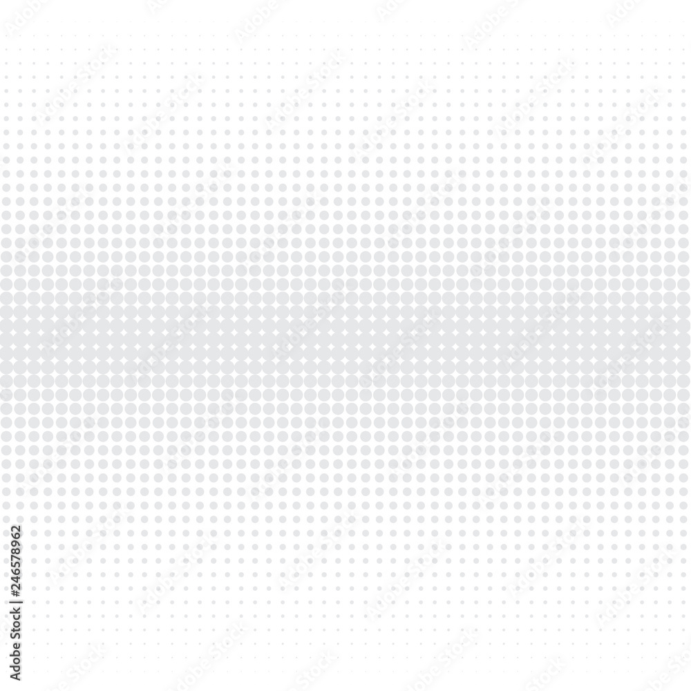 The background of gray dots of different sizes have different density on white. The background of gray dots of different sizes have different density on white.