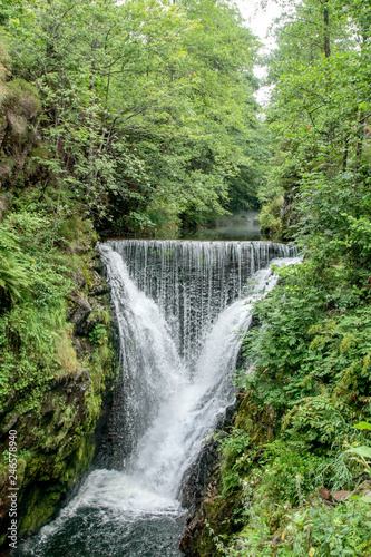 Waterfall saut de l Ognon in Vosges France