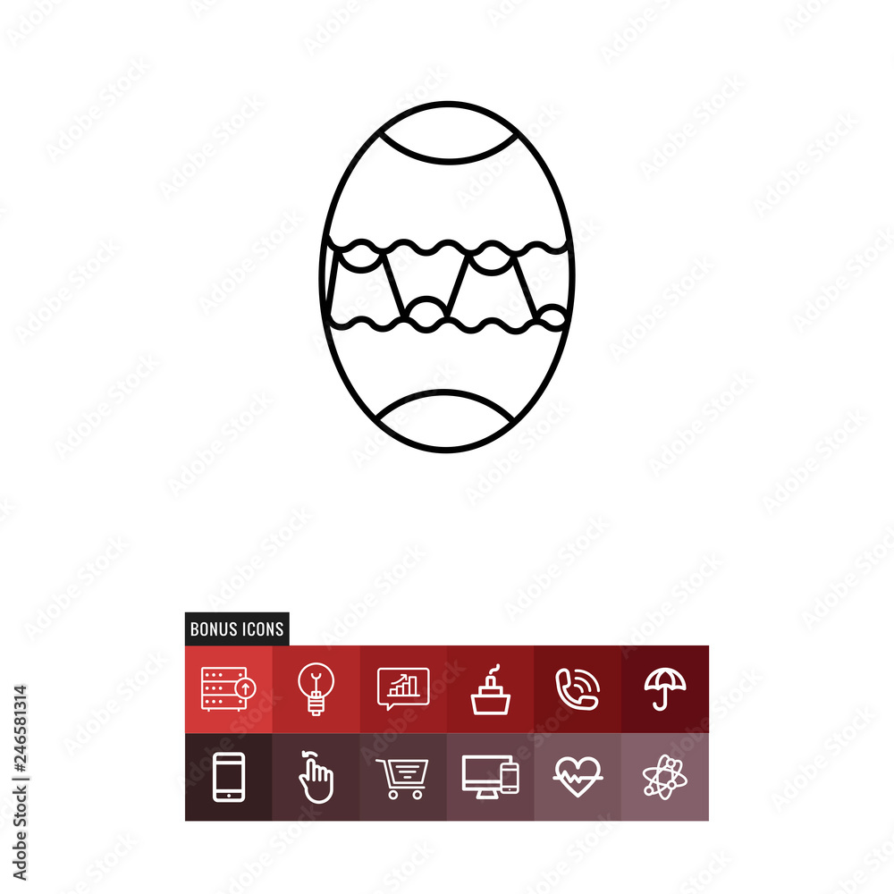 Obraz premium Easter vector icon