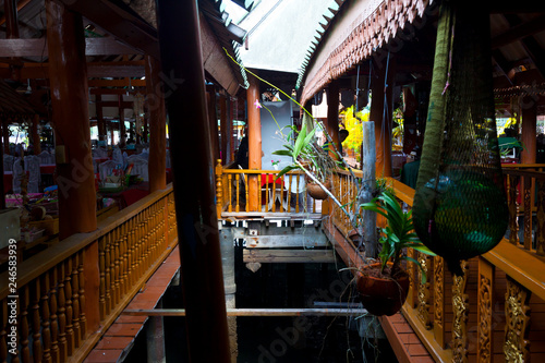 Muteara Restaurant. Panyee fishing village. Phang Nga Bay  Andaman Sea  Thailand  Asia