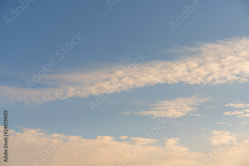 blue sky with clouds background © vladimir