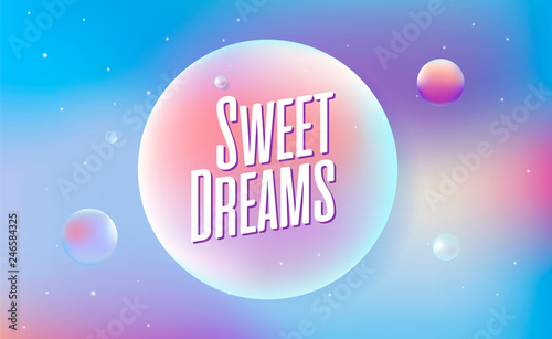 Colored bubbles with reflection set on background. vector
