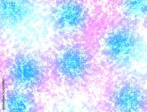 Abstract background with glowing net effect and splashed pattern.