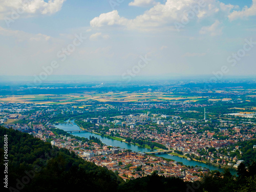 Aerial of Heidelberg, Germany