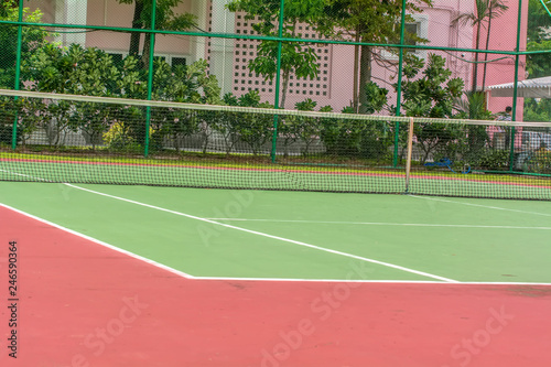 Wallpaper Mural Tennis court in the area of the company. It is a good exercise. Torontodigital.ca