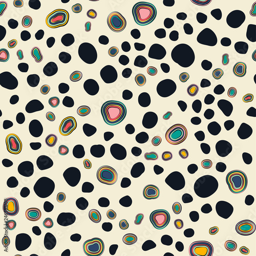 Seamless small dot pattern for textile design
