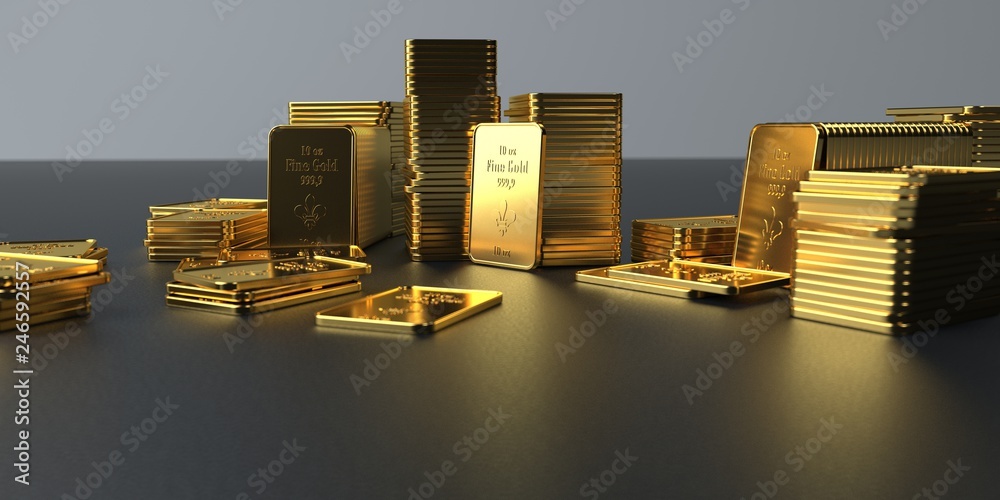 Fine Gold Barren 10 Oz Stock Illustration | Adobe Stock