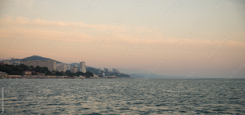 black sea coast, Sochi.