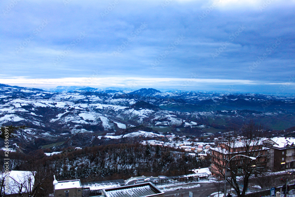 View from the Monte Titan, San Marino