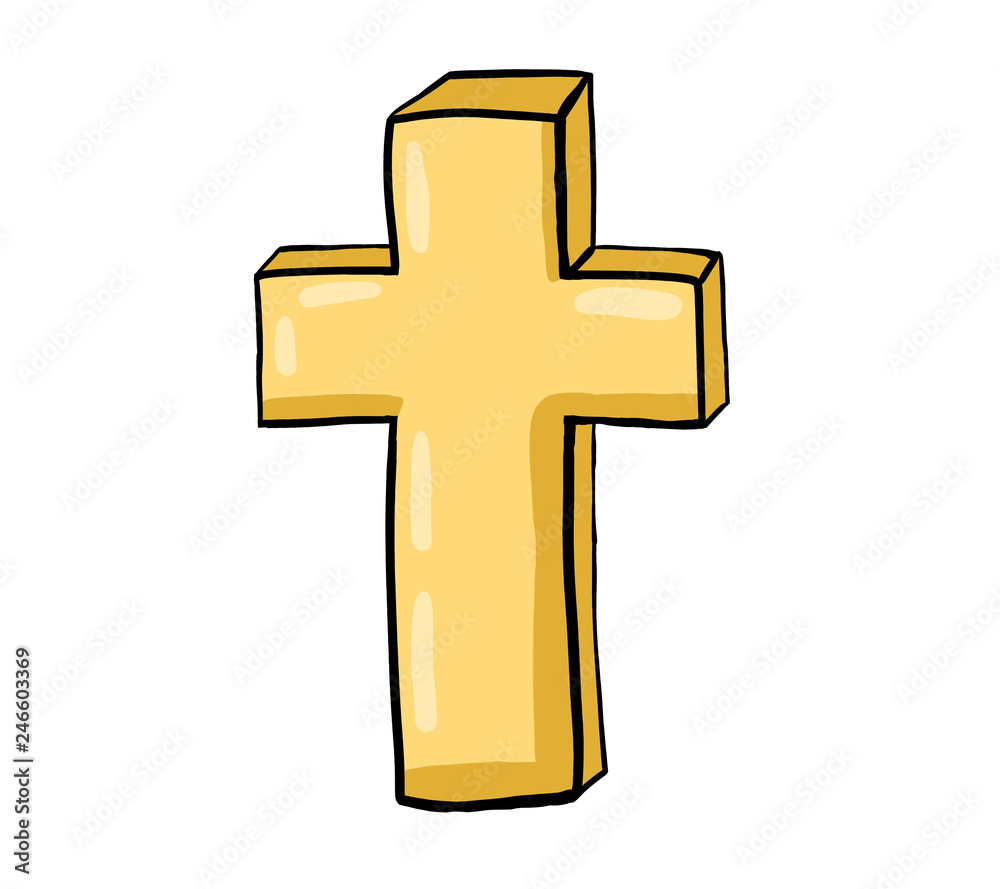 Cartoon Christian Cross Cartoon Christian Cross