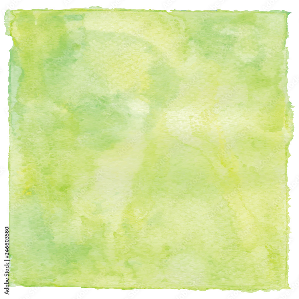 Green and yellow watercolor background
