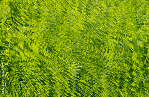 Green swirl background