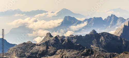 Peaks, swiss Alps, Europe © Aris Cereghetti