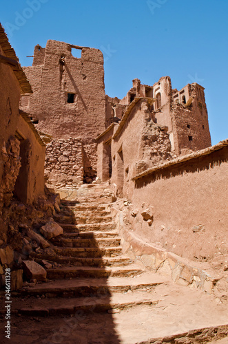 A different view ofThe Kasbah Ait ben haddou in Morocco