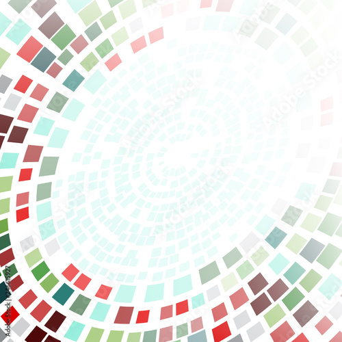 Abstract background formed of concentric circles. Banner, cover or template for leaflet, slideshow backdrop. 