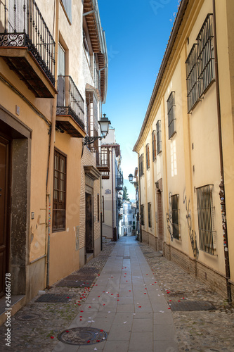 narrow street in old town © Lari