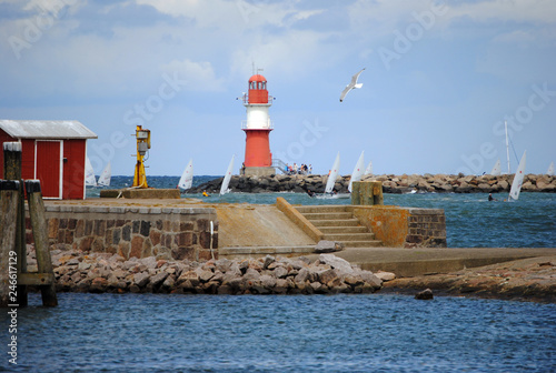 Leuchtturm im Wind