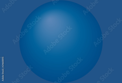 Fondo azul con círculo abstracto. 