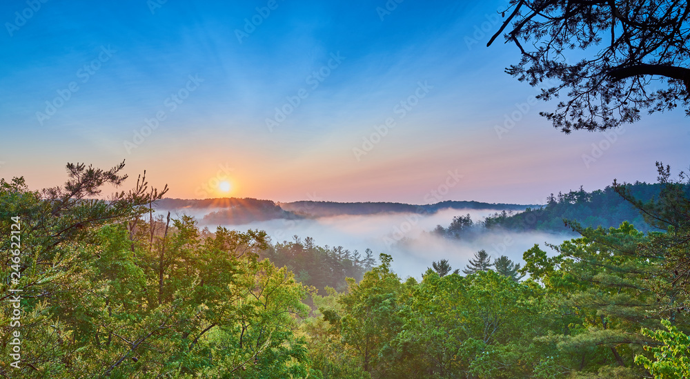 Sunrise at Red River Gorge, KY