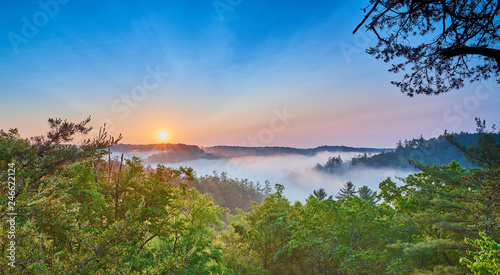 Sunrise at Red River Gorge, KY photo