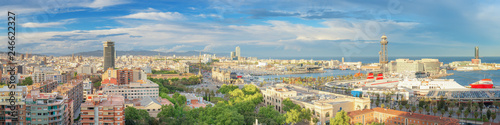 Panoramic View of Barcelona - Spain