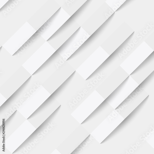Fototapeta Naklejka Na Ścianę i Meble -  Abstract white background with folds and shadows, vector illustration