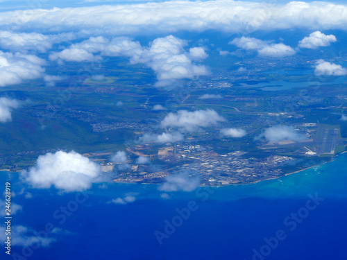 Barbers Point  and Pearl Harbor of Oahu in the state of Hawaii