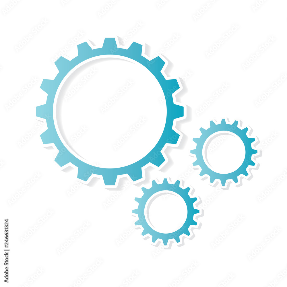 gears concept- vector illustration