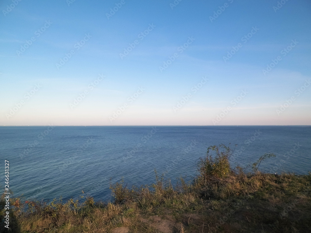 Baltic Sea from Cliff in Mechelinki, Poland. Baltic Sea from Cliff in Mechelinki, Poland.