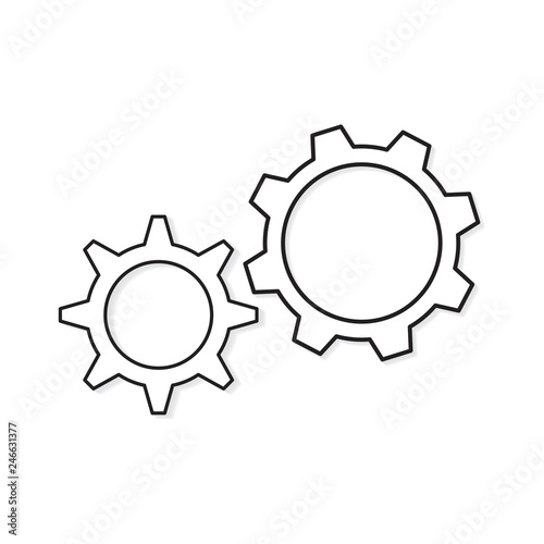 gears concept- vector illustration