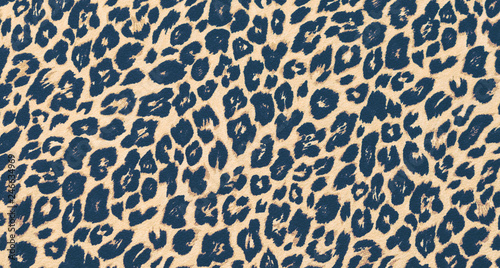 Leopard print background. Seamless pattern. Vintage style.