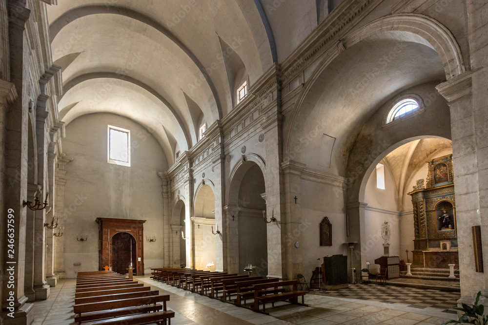 Interno Chiesa Sant'Antonio Abate - Sassari - Sardegna