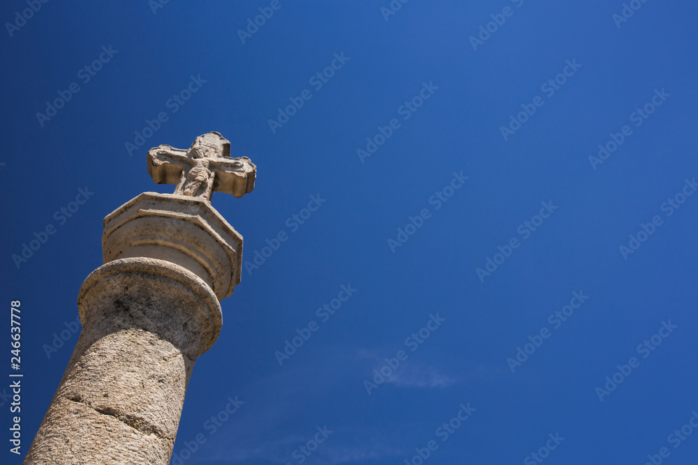 Statua romana  - Selargius (Cagliari) - Sardegna