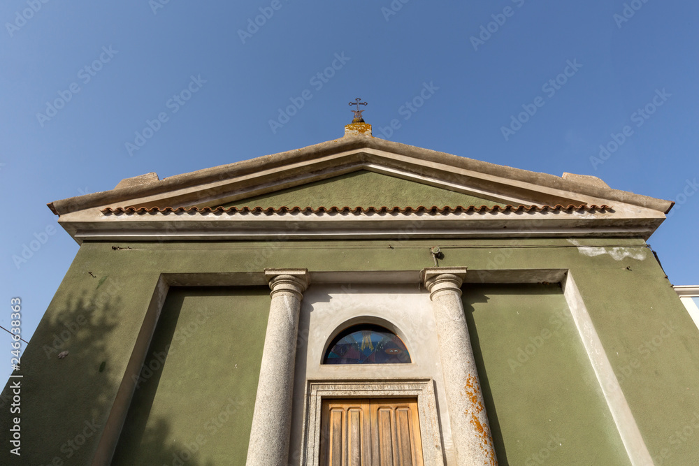 Obraz premium Facciata esterna Chiesa Santa Caterina - Orune (Nuoro) - Sardegna