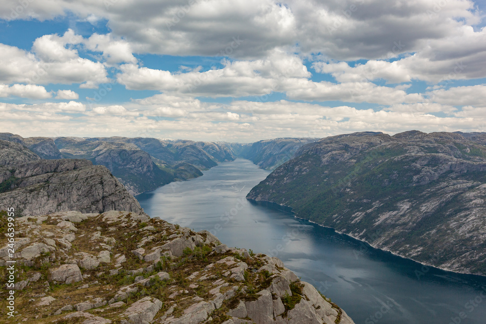 Naklejka premium Lysefjorden, Norway