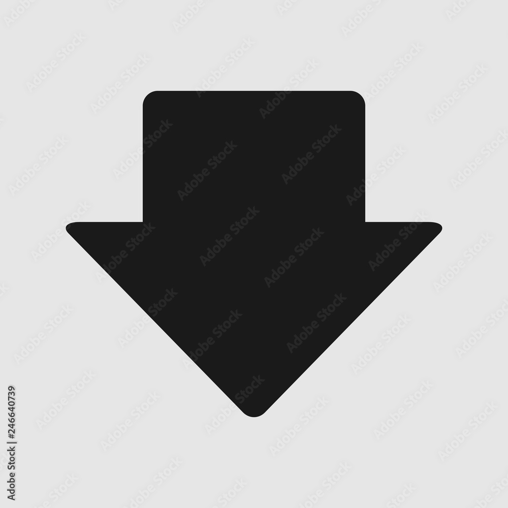 Arrow icon vector. Arrow symbol. navigation icon vector Arrow icon vector. Arrow symbol. navigation icon vector