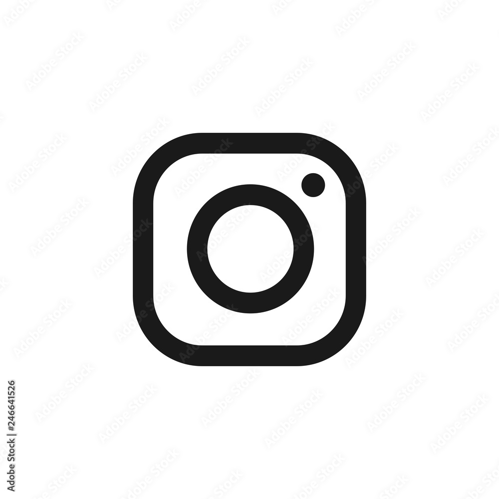 Camera Icon in trendy flat style isolated on grey background. Camera symbol for your web site design Camera Icon in trendy flat style isolated on grey background. Camera symbol for your web site design