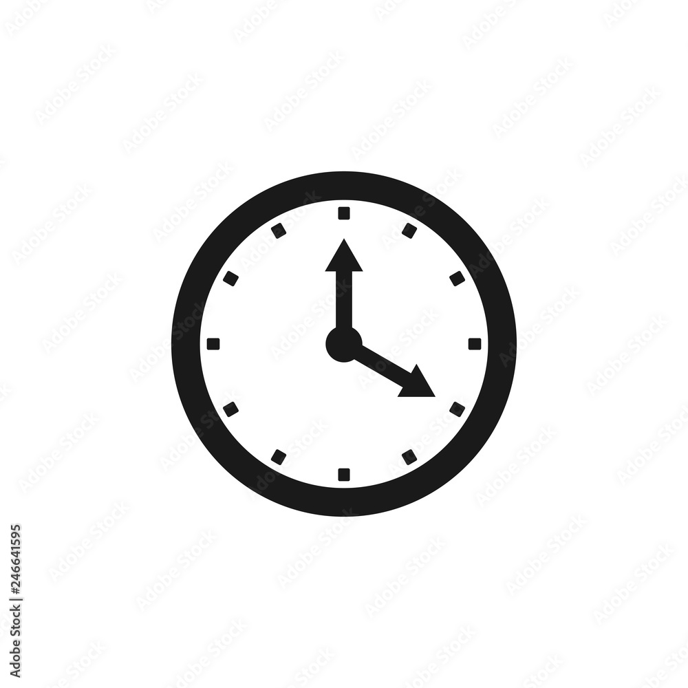 Time icon. Clock icon vector Time icon. Clock icon vector