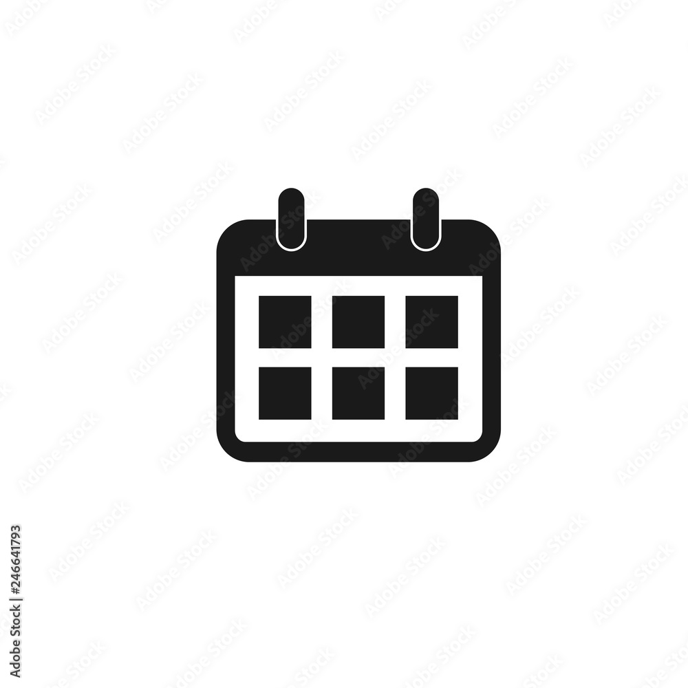 calendar icon vector. Calender symbol calendar icon vector. Calender symbol
